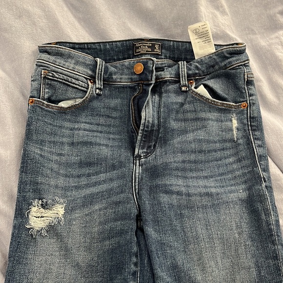 A&F skinny ripped jeans high rise - Picture 3 of 4